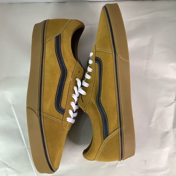 New! VANS Ward Low Top Wheat Tan Suede Leather Skater Men’s Sneaker Sz 13 or 8 - Picture 6 of 9